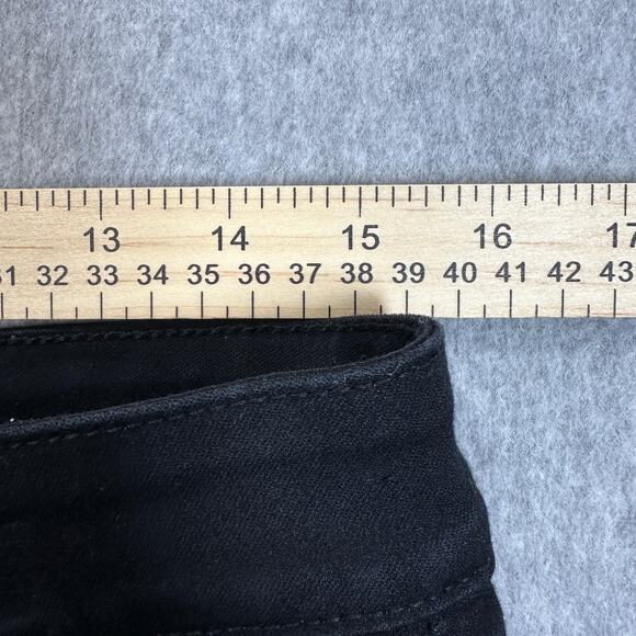 NYDJ Jeans Womens Size 8 Black Legging Straight Leg Mid Rise Slimming Stretch - Picture 6 of 9